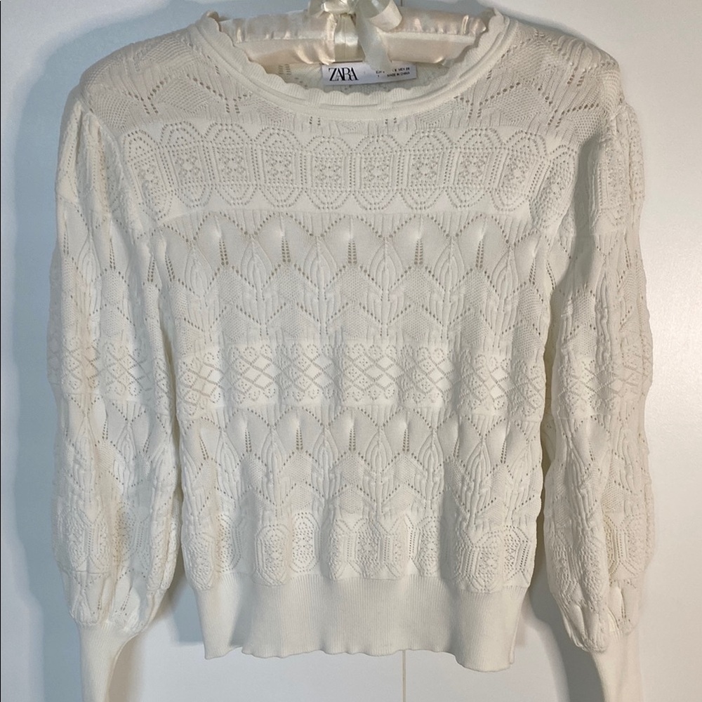 Zara Women's White Sweater